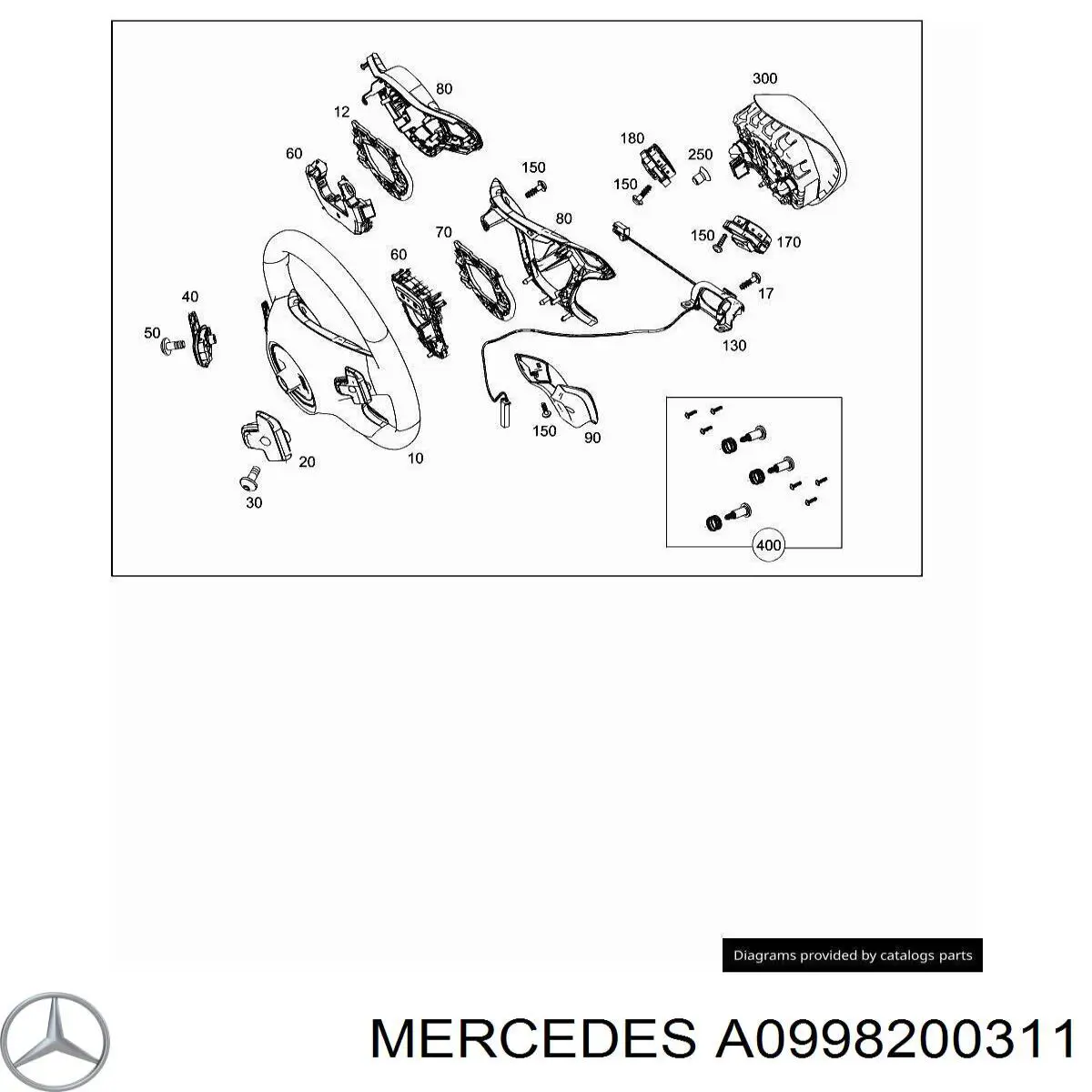 Купити A0998200311 Mercedes 