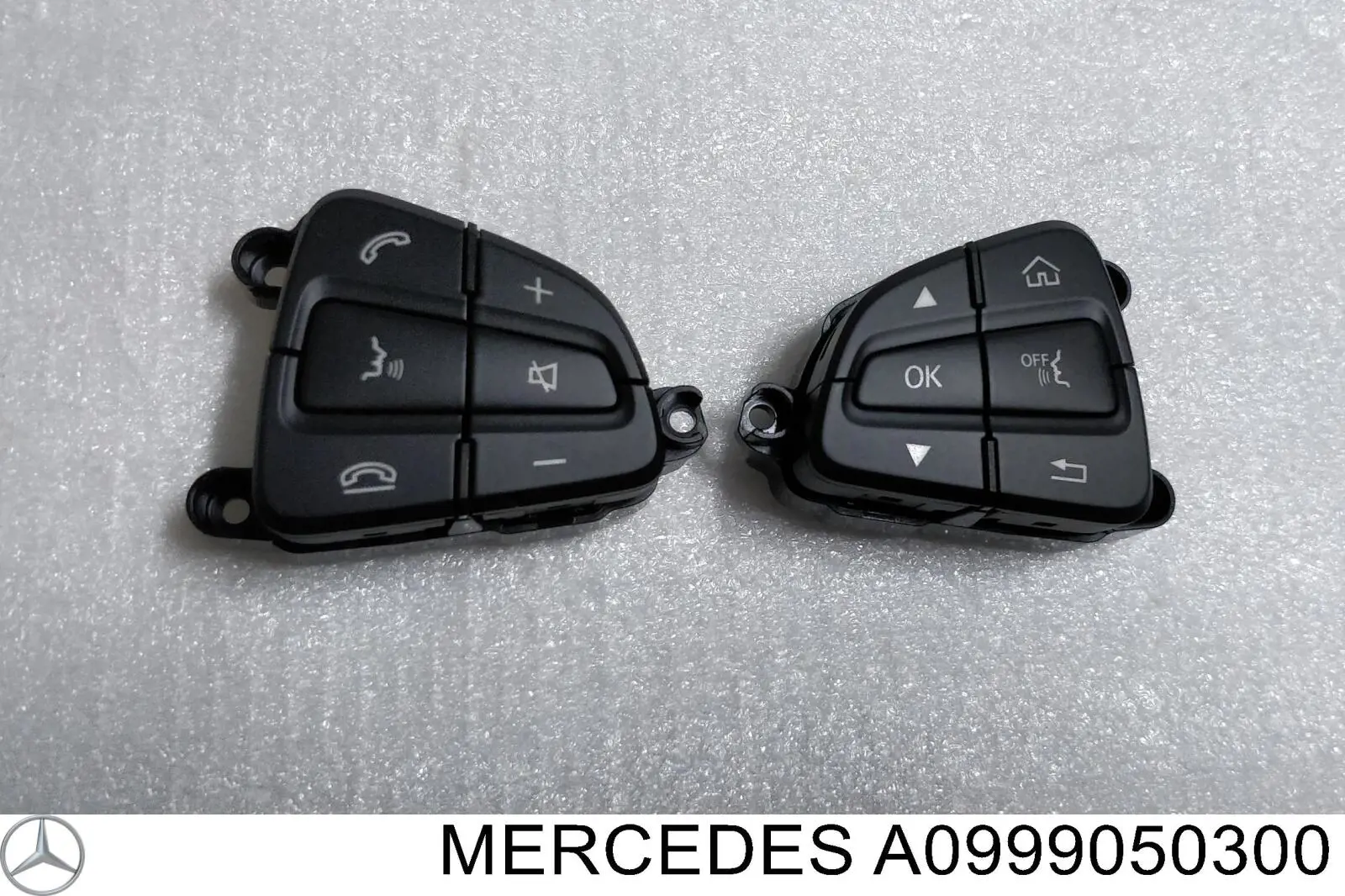 Блок кнопкових перемикачів кермового колеса Mercedes A0999050300 ціна, від 12.70 USD