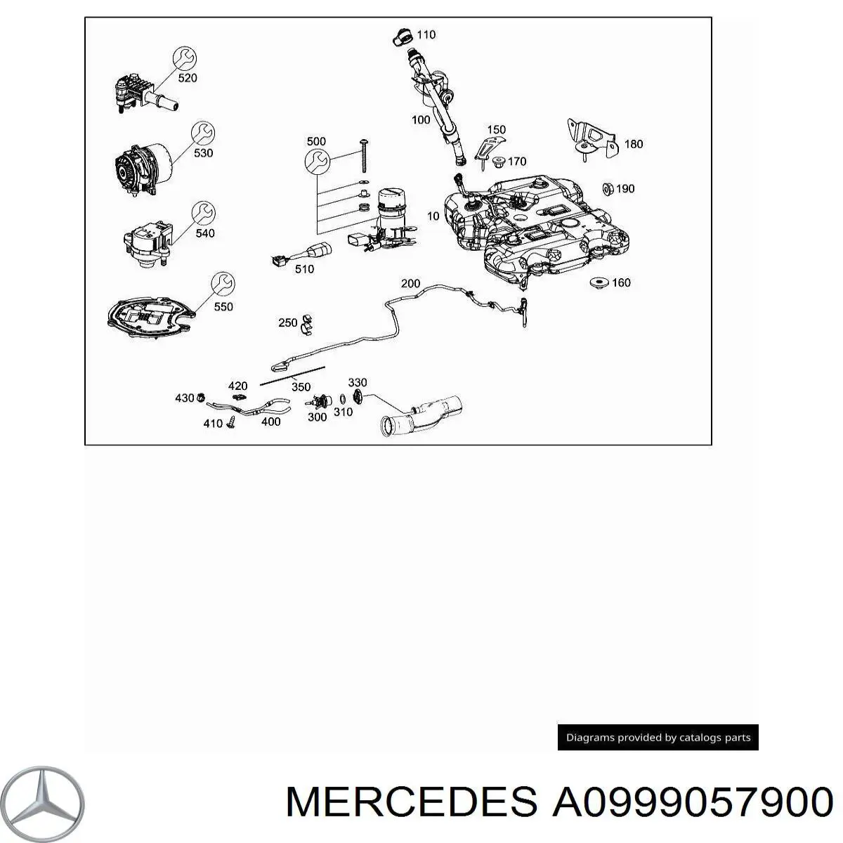 Купити A0999057900 Mercedes 