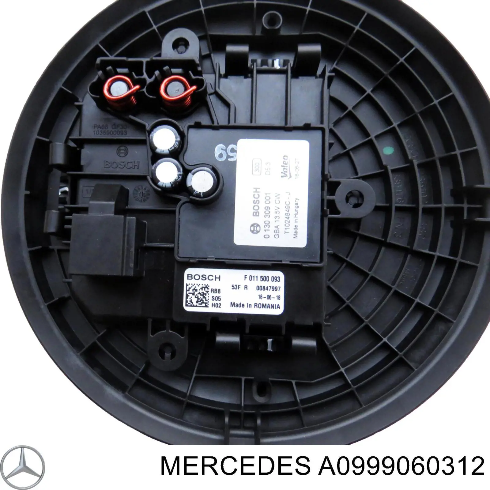 A0999060312 Mercedes Електромотор пічки