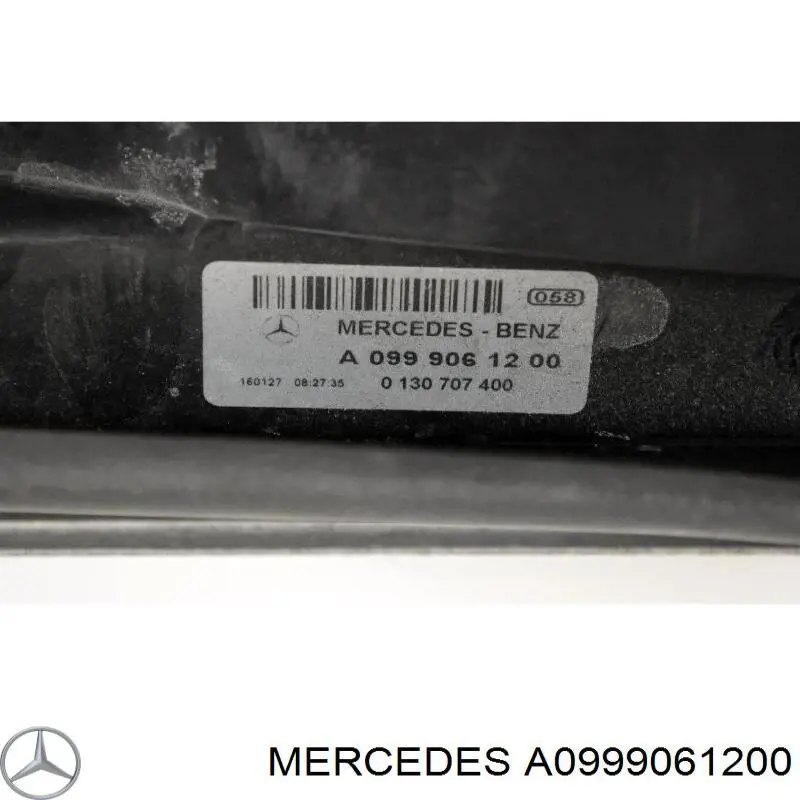A0999061200 Mercedes Дифузор радіатора охолодження, в зборі з мотором і крильчаткою