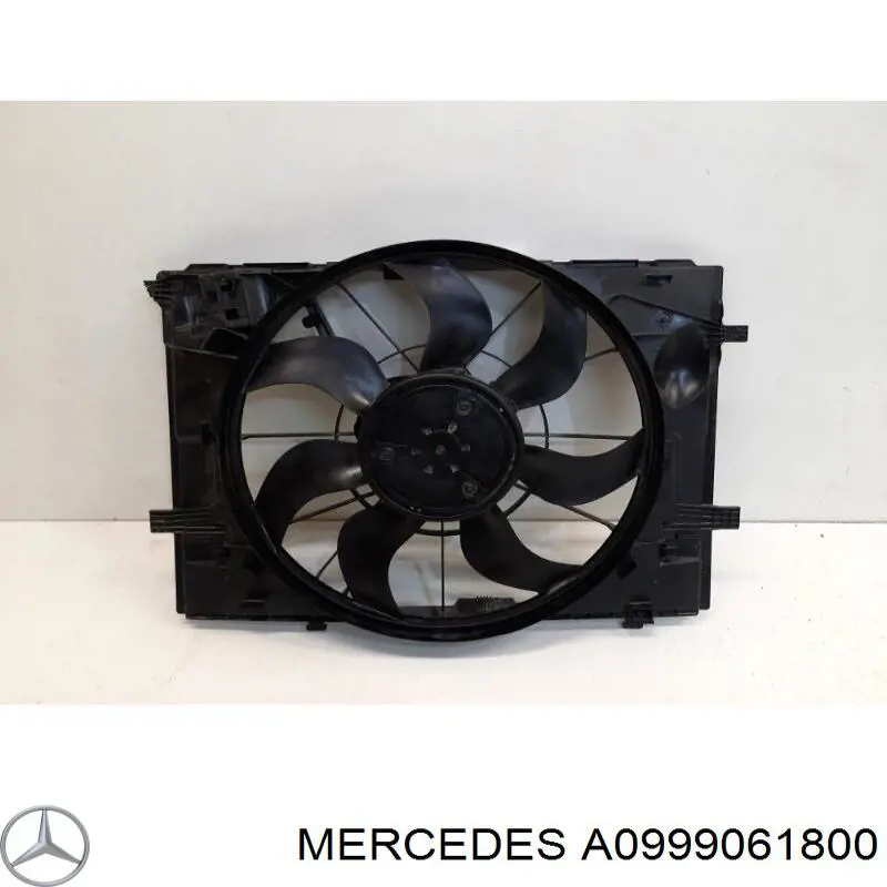 Дифузор радіатора охолодження, в зборі з двигуном і крильчаткою Mercedes A0999061800 ціна, від 246.69 USD