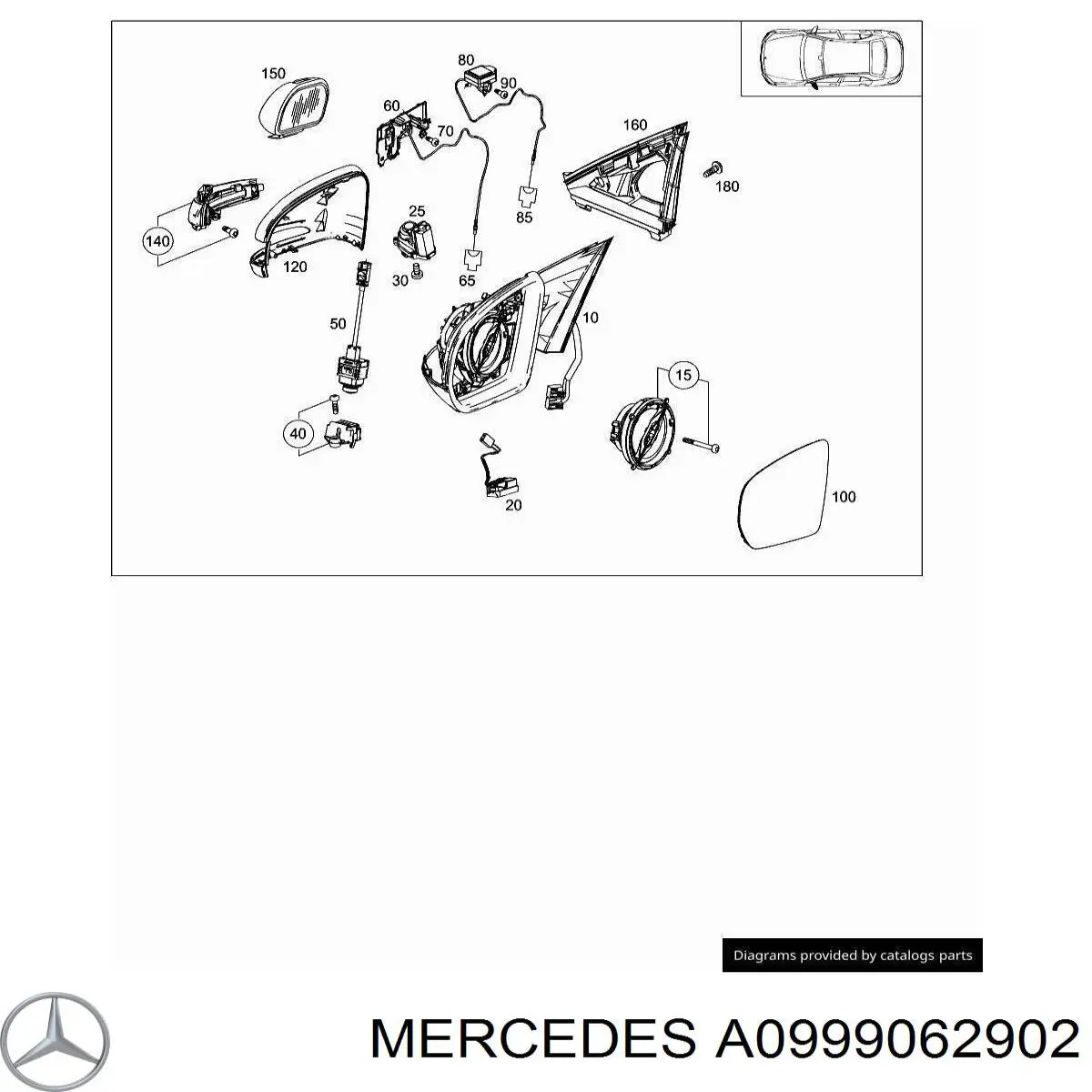 Купити A0999062902 Mercedes 