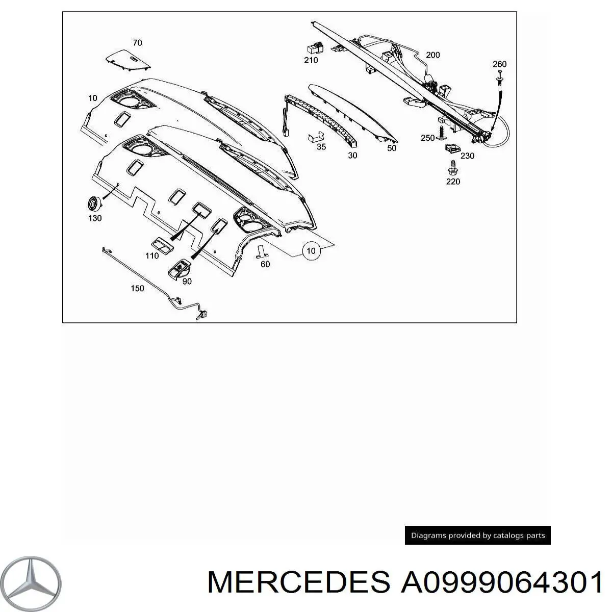 Стоп-сигнал Mercedes E седан (W213) (2016 - 2023) ціна, від 67.42 USD