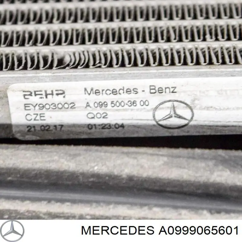 Вентилятор охолодження радіатора A0999065601 Mercedes