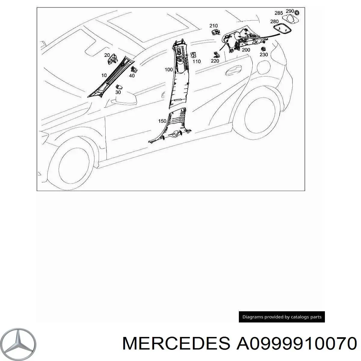  0999910070 Mercedes