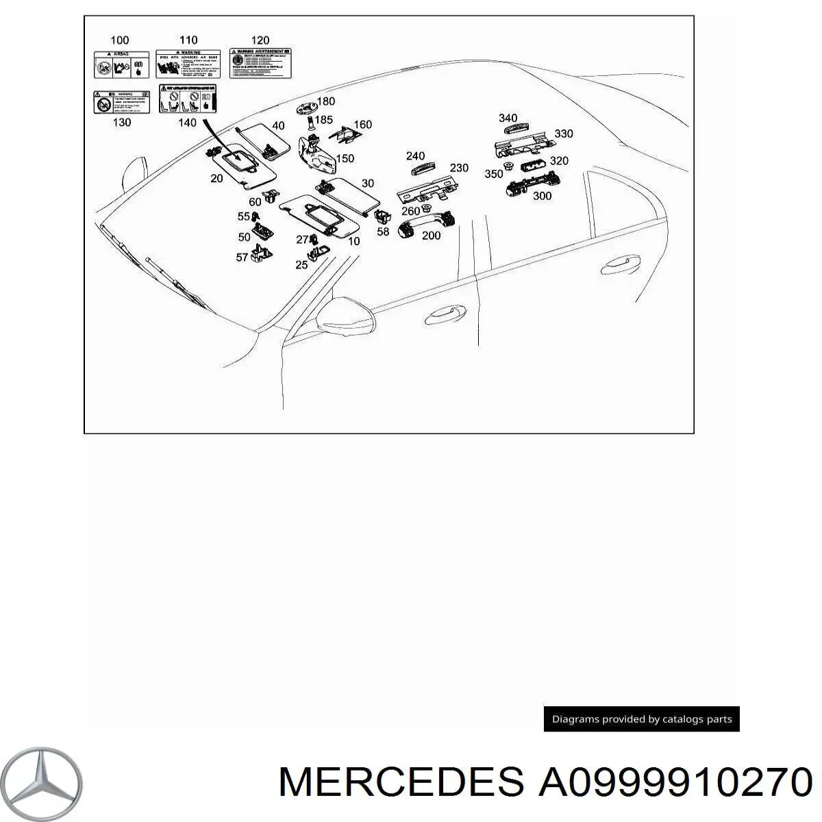 A0999910270 Mercedes 