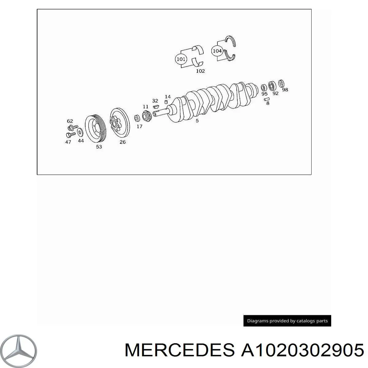A1020302905 Mercedes Демпферний маховик