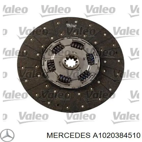 Купити A1020384710 Mercedes Вкладиші колінвала, шатунні, комплект, 1-й ремонт (+0,25)