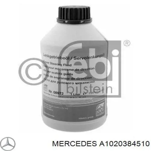 Купити A1020384510 Mercedes Вкладиші колінвала, шатунні, комплект, 1-й ремонт (+0,25)