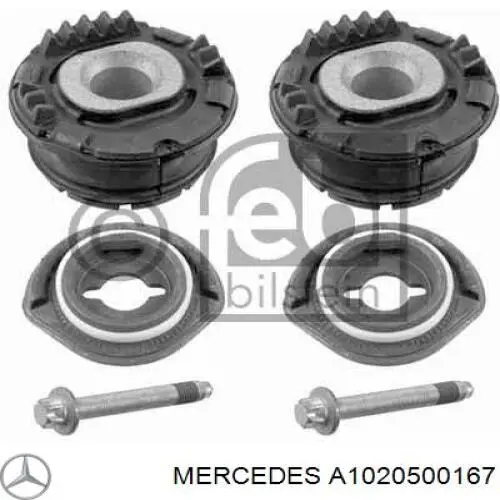 Купити A1020500167 Mercedes Сальник клапана (маслознімний), впуск/випуск, комплект на мотор