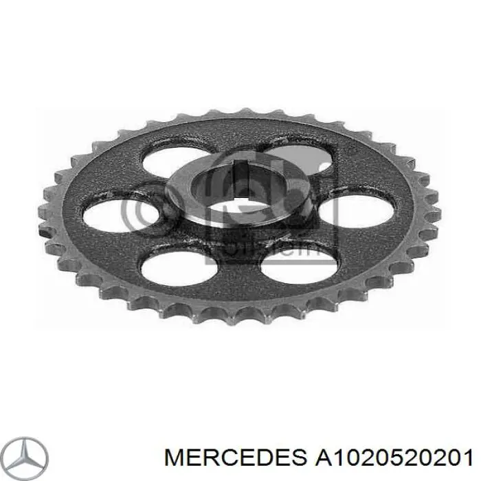 A1020520201 Mercedes зірка-шестерня приводу розподілвала двигуна
