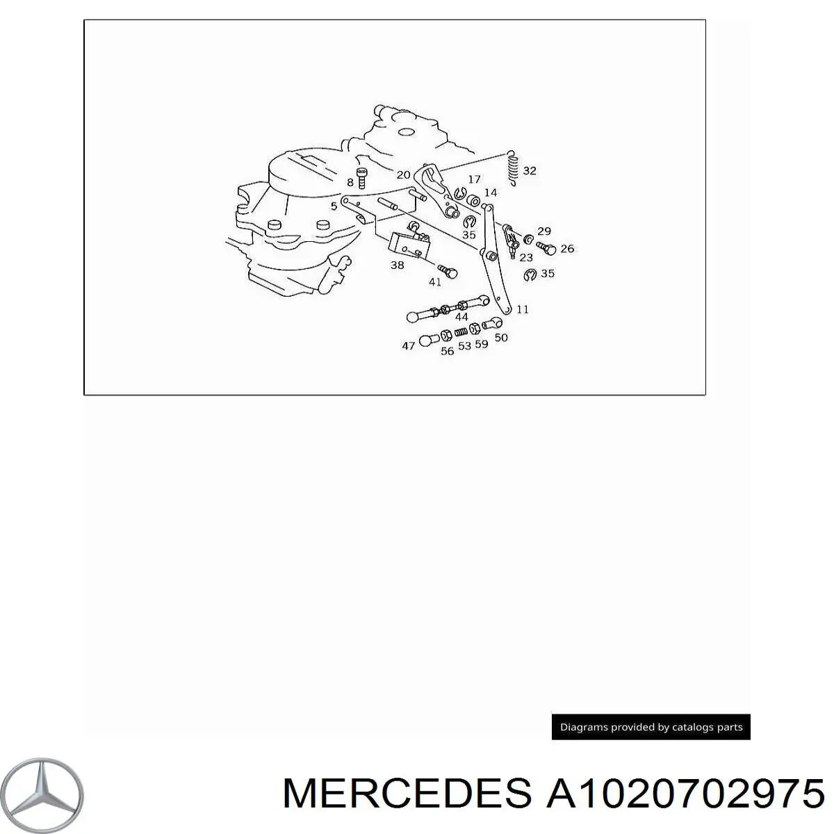 Тяга повітряної заслінки впускного колектора Mercedes A1000701475 ціна, від 159.40 USD