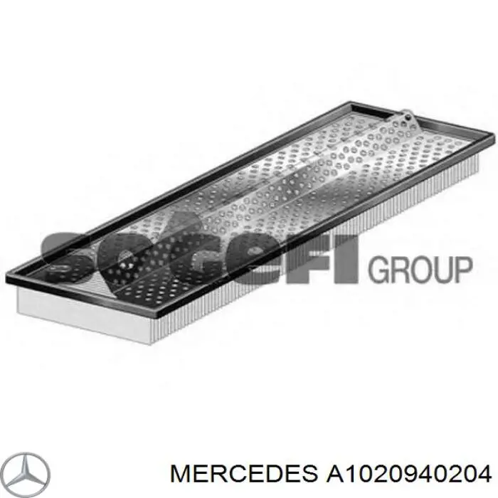 Елемент повітряного фільтра Mercedes A1020940204 ціна, від 6.33 USD