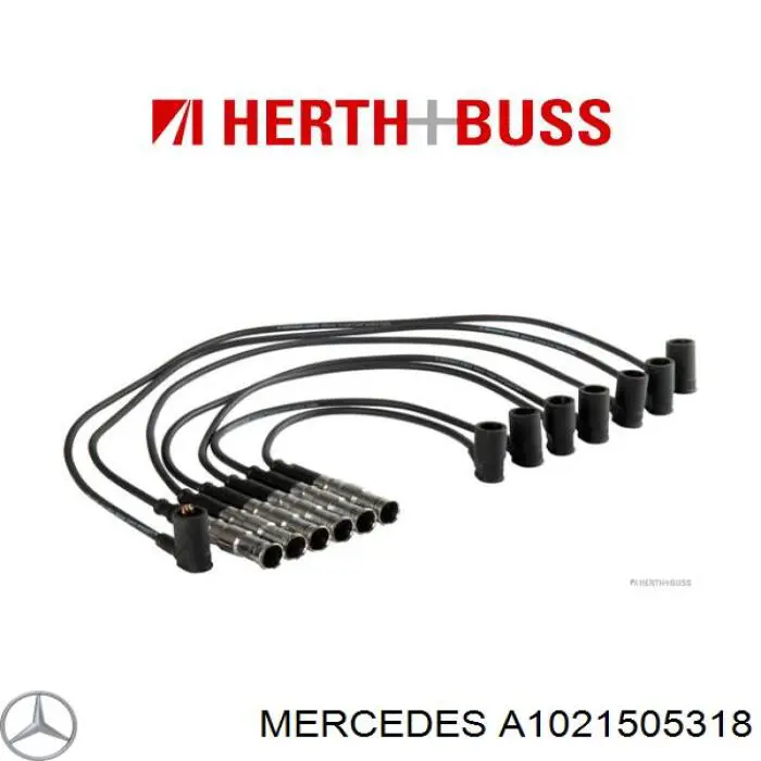 Дроти запалювання Mercedes A1021505318 ціна, від 18.64 USD