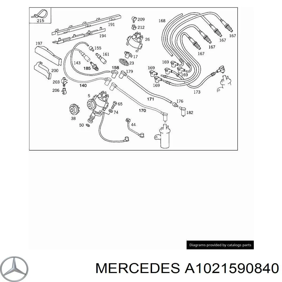 Купити A1021591940 Mercedes 
