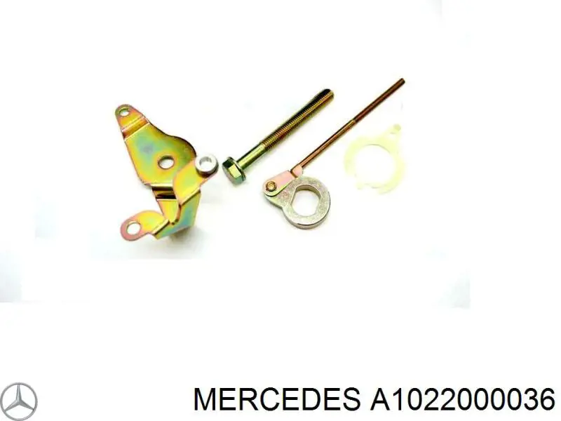 A1022000036 Mercedes Кронштейн натягувача приводного ременя