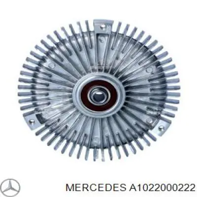 A1022000222 Mercedes вискомуфта, вязкостная муфта вентилятора охолодження