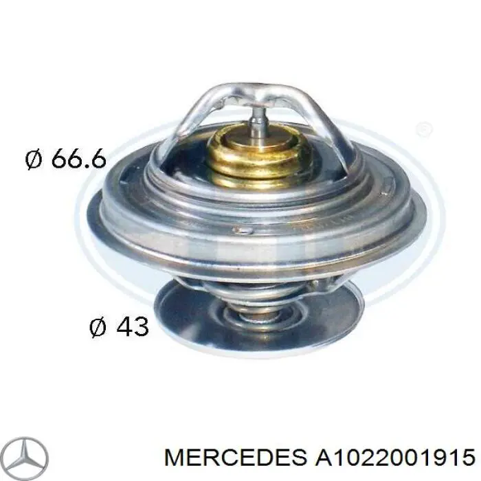 Автомобільний термостат Mercedes A1022001915 ціна, від 8.82 USD