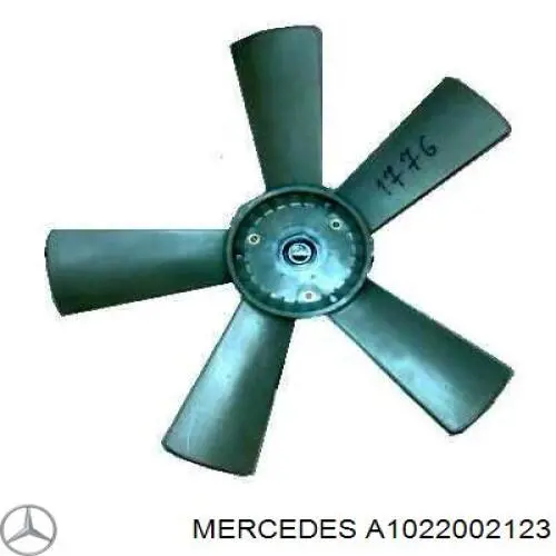 Вентилятор/крильчатка радіатора охолодження Mercedes A1022002123 ціна, від 23.54 USD