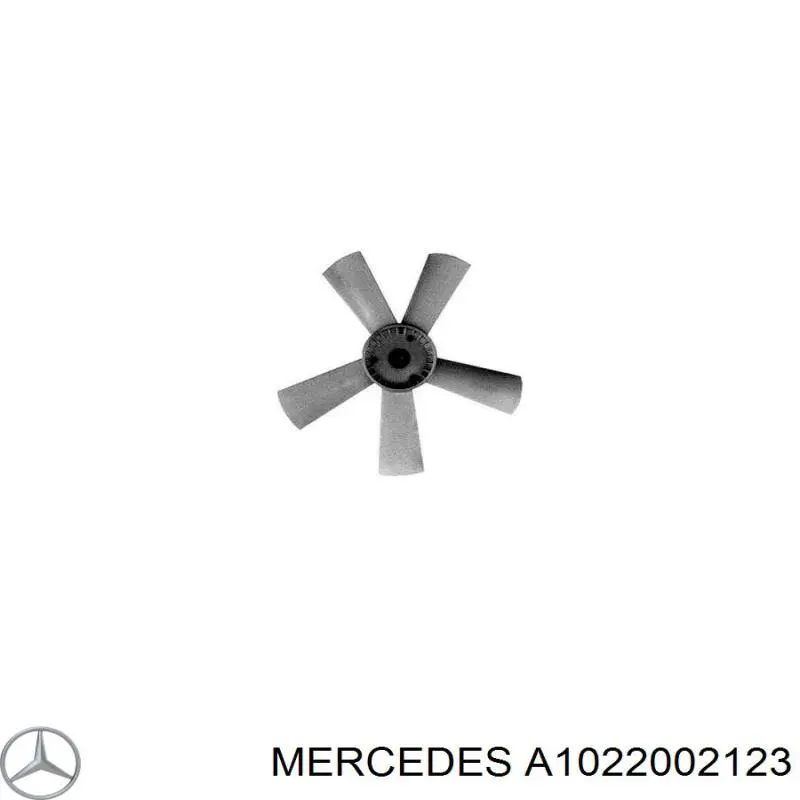 Купити A1022002123 Mercedes Вентилятор/крильчатка радіатора охолодження