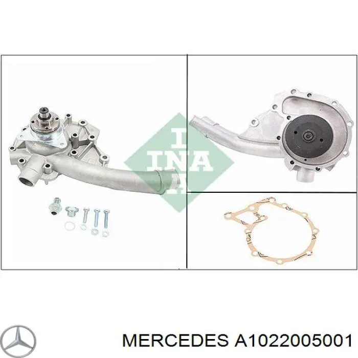 Купити A1022005001 Mercedes Насос охолоджуючої рідини