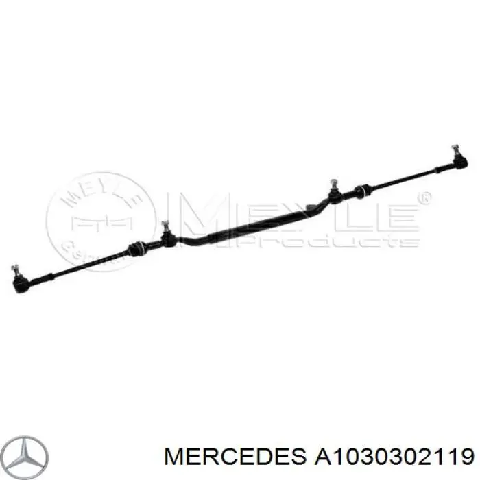Поршень в комплекті на 1 циліндр, 2-й ремонт (+0,50) Mercedes A1030302119