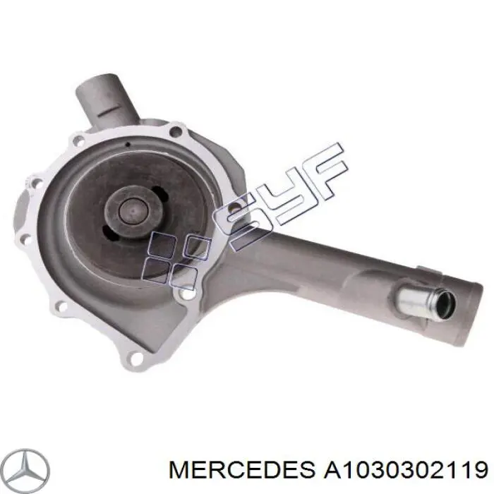1030302119 Mercedes поршень в комплекті на 1 циліндр, 2-й ремонт (+0,50)