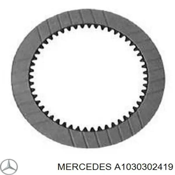 A1030302419 Mercedes Поршня на 1 циліндр, STD