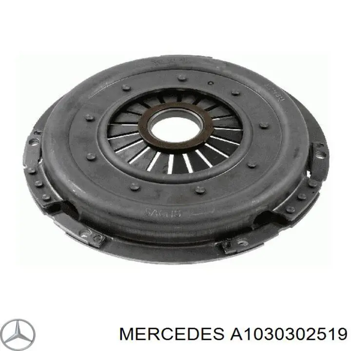 A1030302519 Mercedes Поршень в комплекті на 1 циліндр, 4-й ремонт (+1,00)