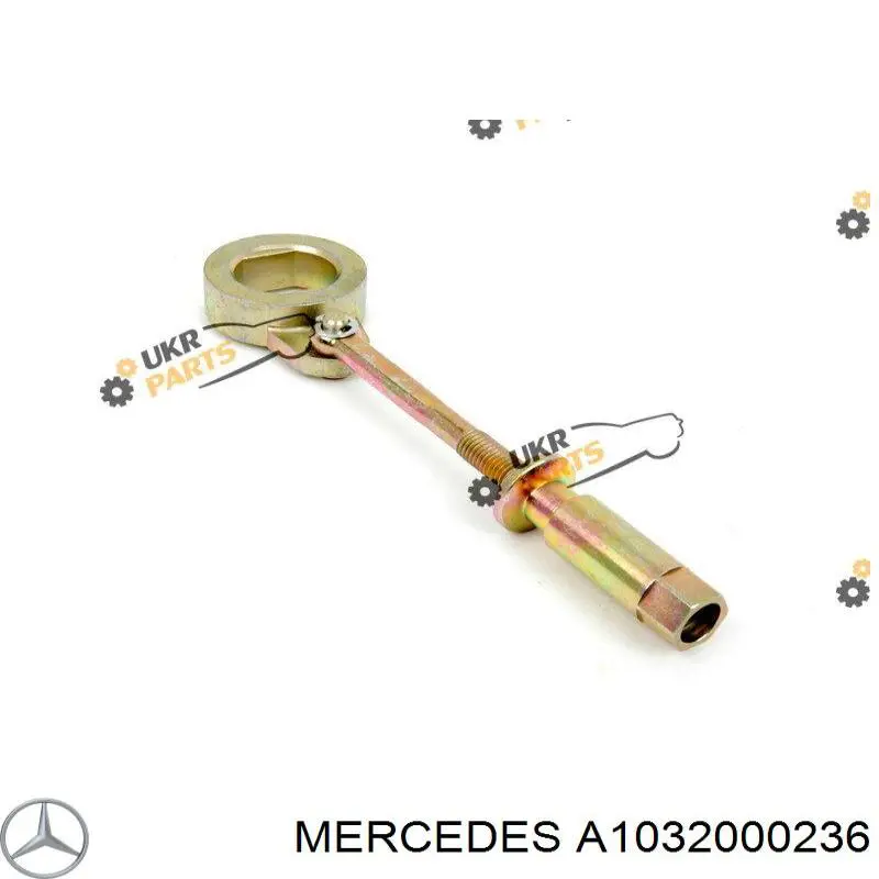 Купити A1032000236 Mercedes Кронштейн натягувача приводного ременя