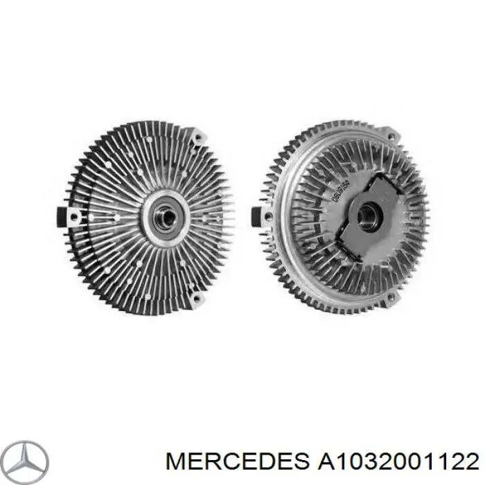 В'язкова муфта вентилятора Mercedes A1032001122 ціна, від 61.72 USD