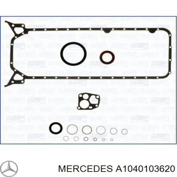 1040103620 Mercedes комплект прокладок двигуна, верхній
