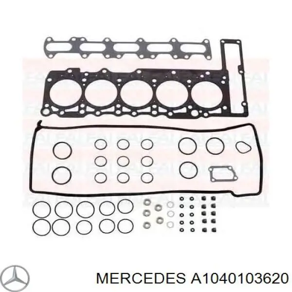 Комплект прокладок двигуна, верхній A1040103620 Mercedes