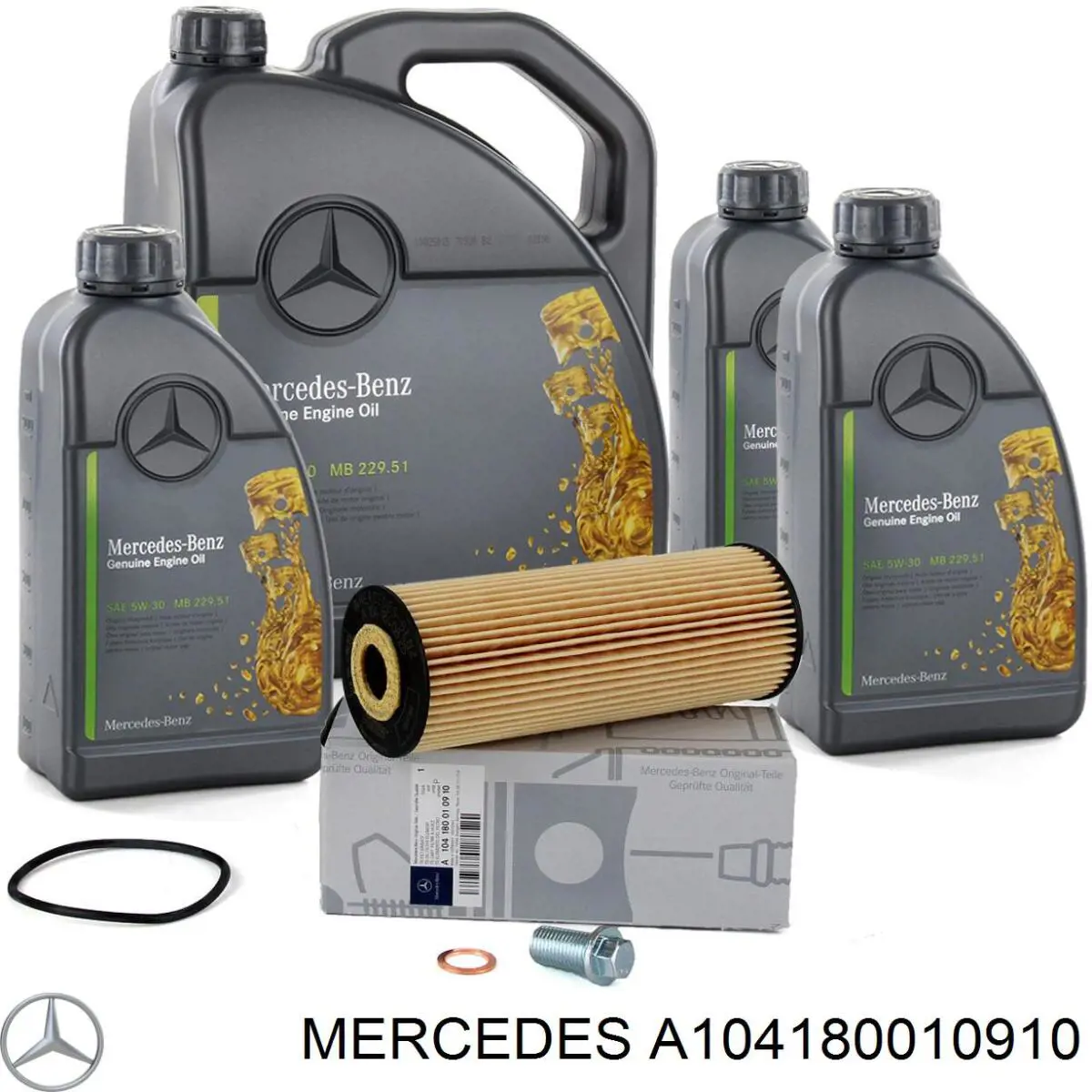 A104180010910 Mercedes фільтр масляний
