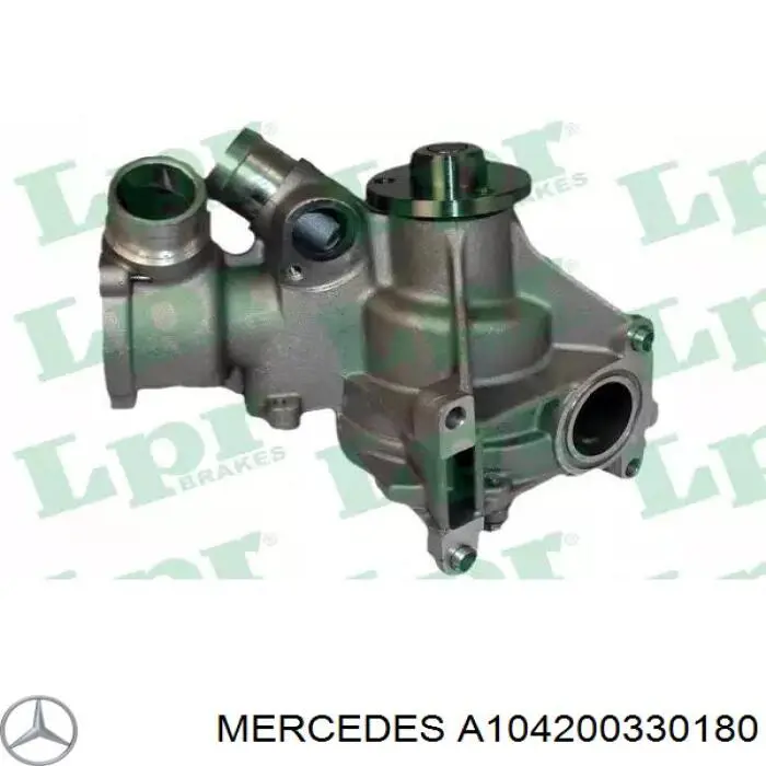 Помпа охолодження Mercedes A104200330180 ціна, від 106.33 USD