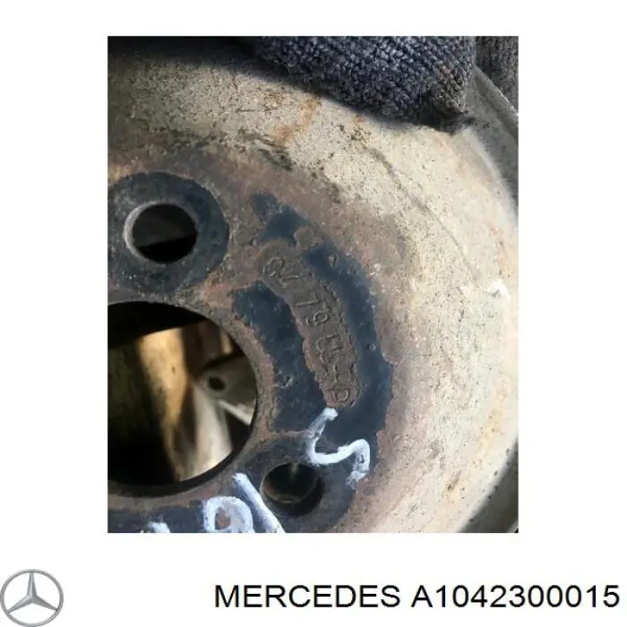 Купити A1042300115 Mercedes Шків насосу гідропідсилювача керма (ГПК)