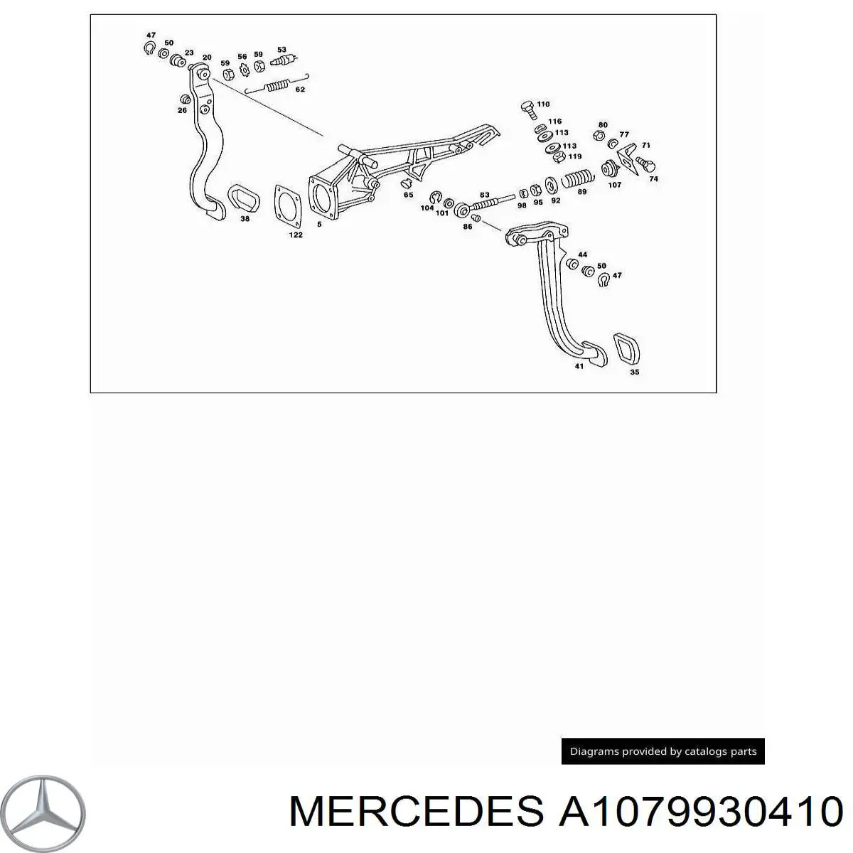  Mercedes A1079930410 ціна, від 6.61 USD