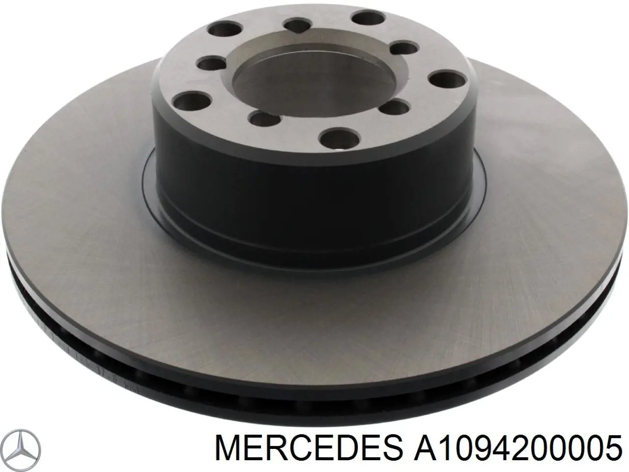 Диск переднього гальма Mercedes A1094200005 ціна, від 33.49 USD