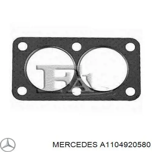 Прокладка прийомної труби глушника Mercedes A1104920580 ціна, від 2.49 USD