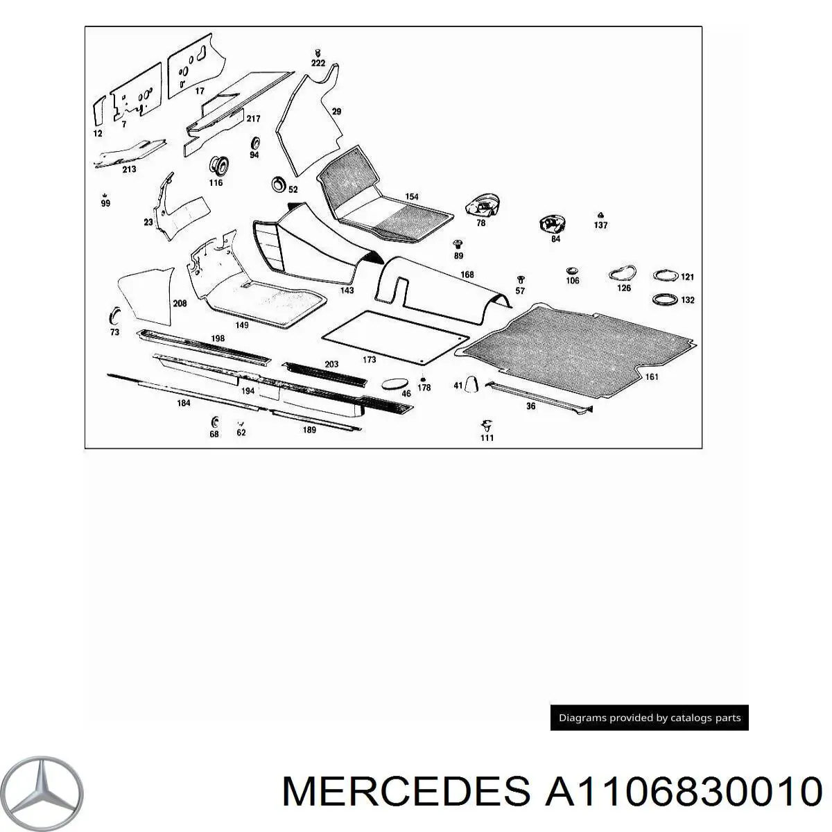 Купити A1106830010 Mercedes 
