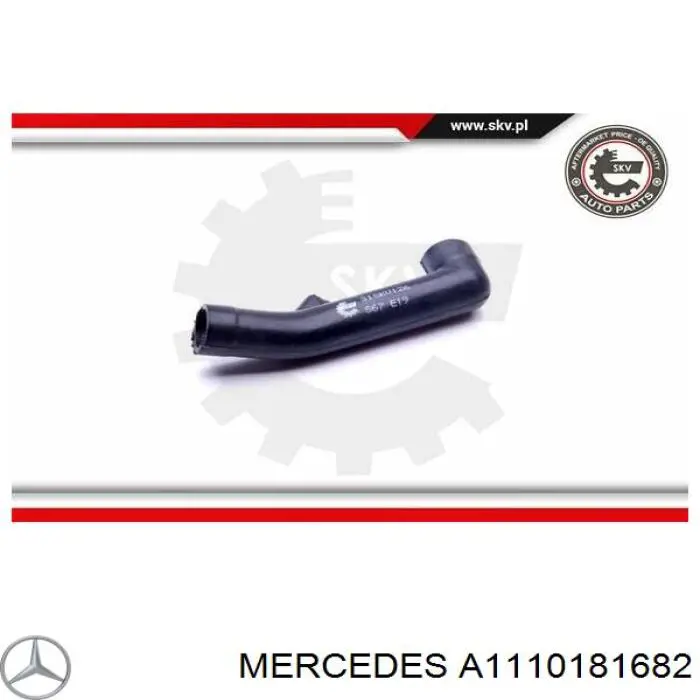 Купити A1110181682 Mercedes Шланг для видалення повітря