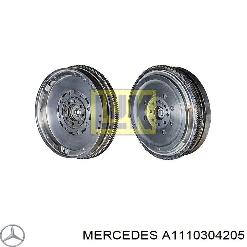 Купити A1110304205 Mercedes Маховик із зубчастим ободом в зборі