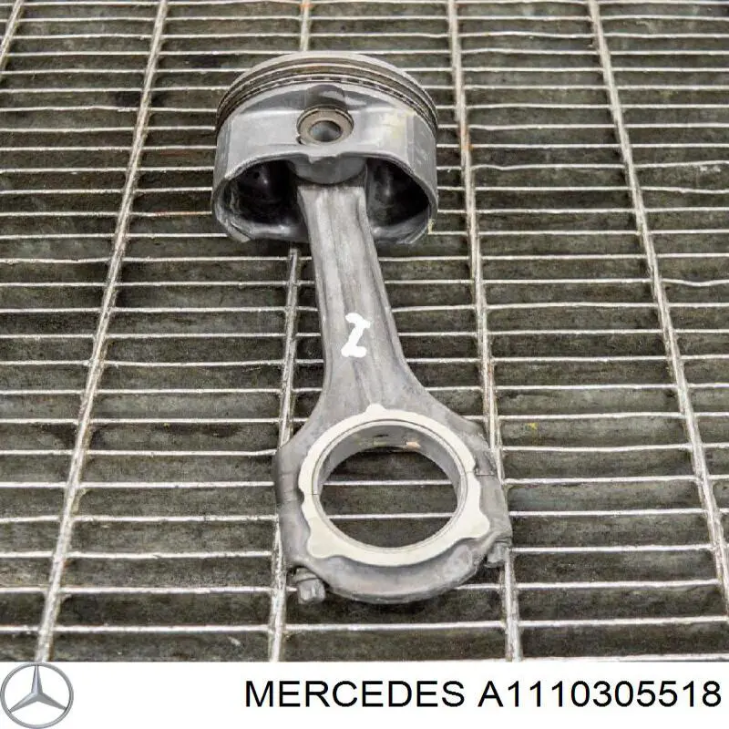 A111030551854 Mercedes поршень в комплекті на 1 циліндр, std