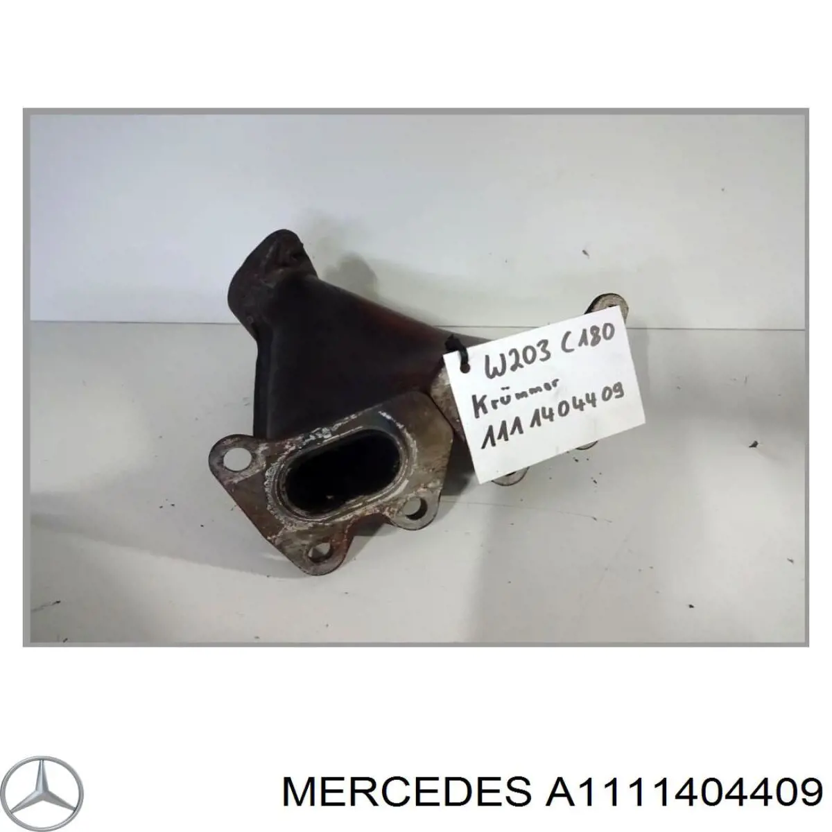 Газопроводи (колектор випускний) Mercedes A1111404409 ціна, від 13.67 USD