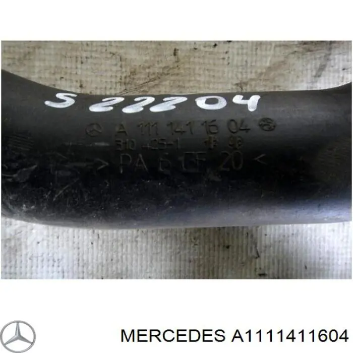 Шланг/патрубок интеркуллера Mercedes A1111411604 ціна, від 56.43 USD