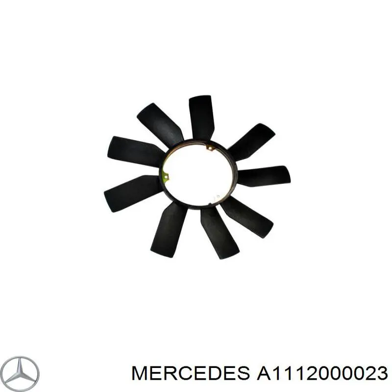 A1112000023 Mercedes вентилятор/крильчатка радіатора охолодження