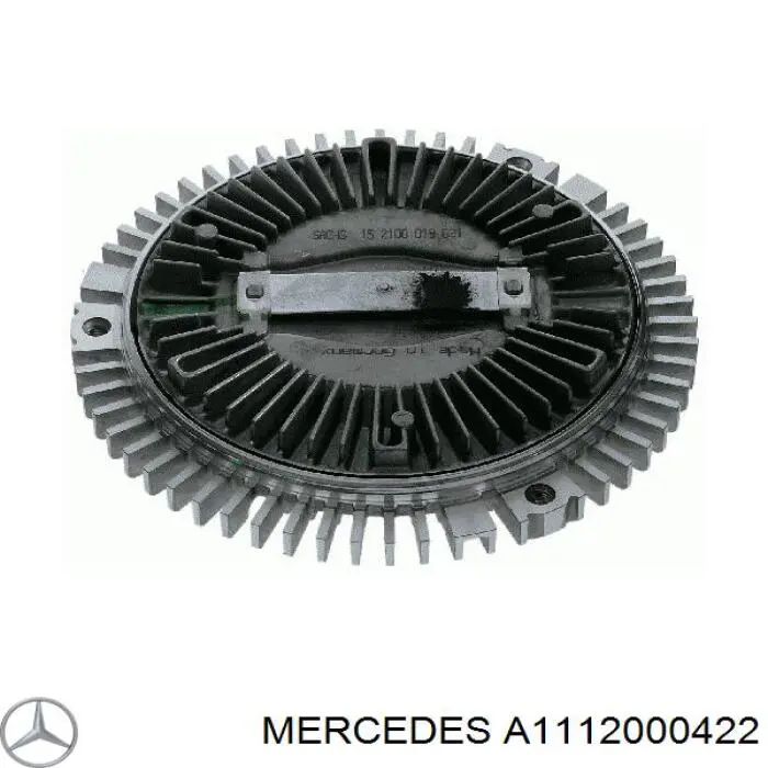 A1112000422 Mercedes вискомуфта, вязкостная муфта вентилятора охолодження