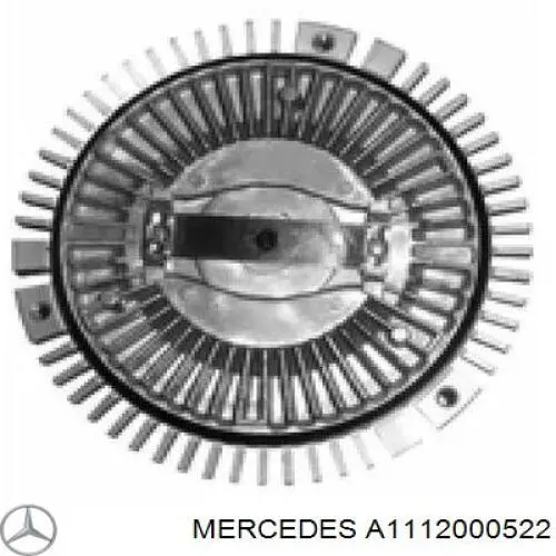 Купити A1112000522 Mercedes Муфта вязкостная системи охолодження