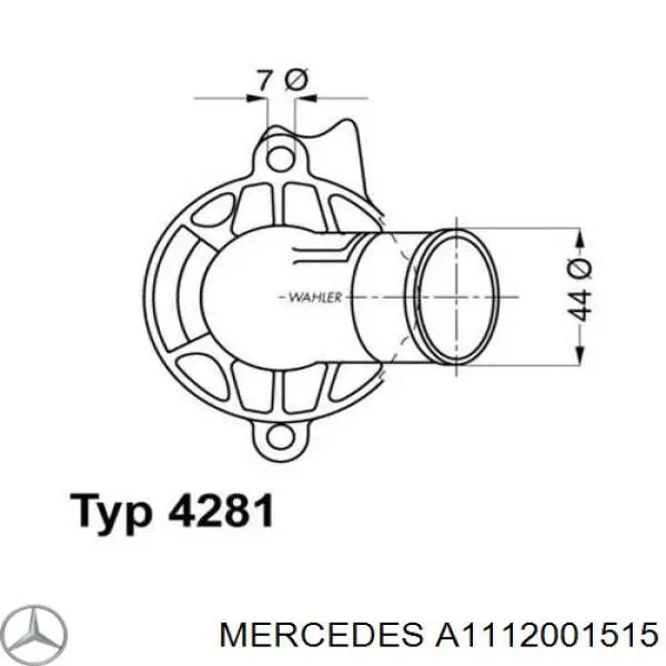 1112001615 Mercedes термостат